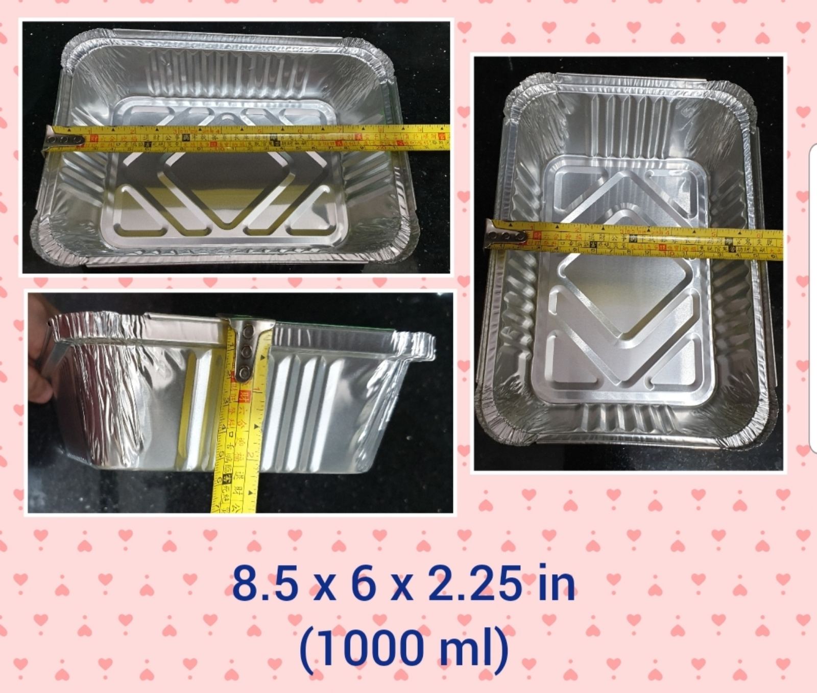 1000ML Lasagna Pan Foil Conatiner