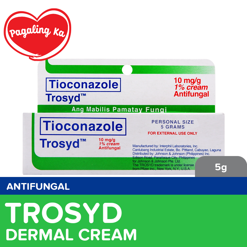 Trosyd Dermal AntiFungal Cream 5g Antifungi, Fungal Ointment, Fungal