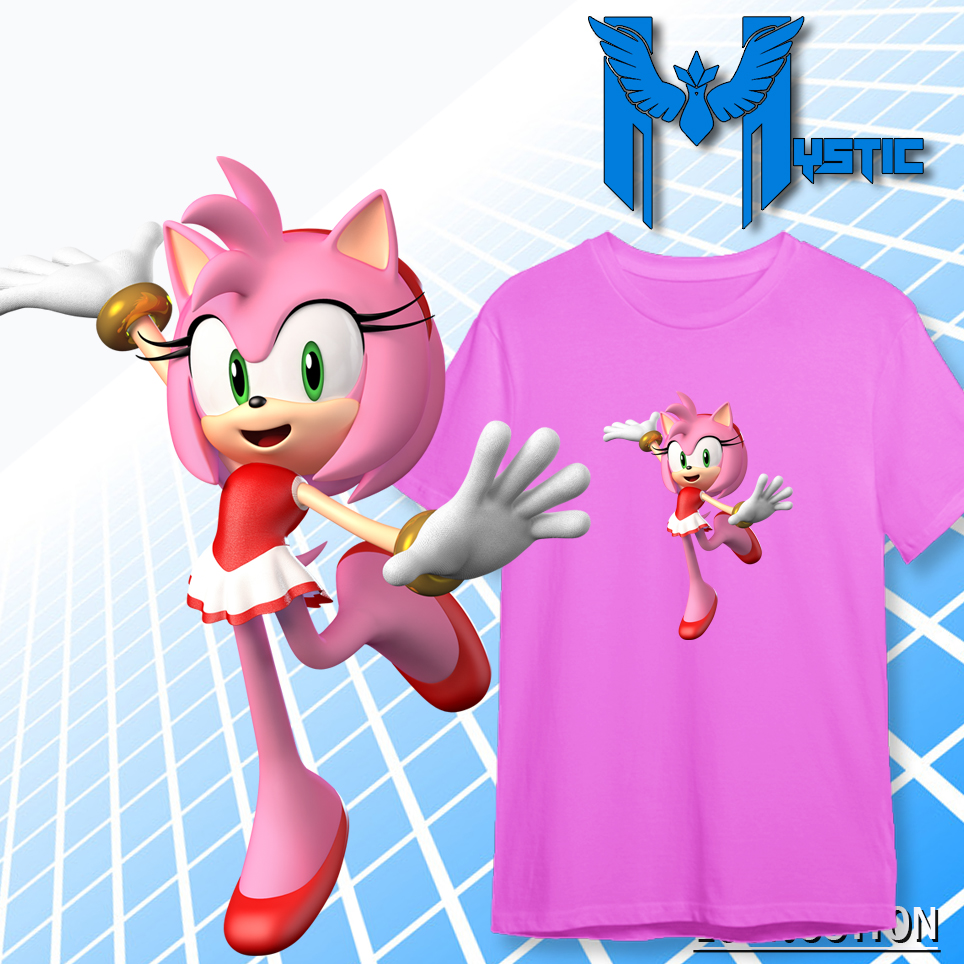 Amy rose hot sale sonic shirt