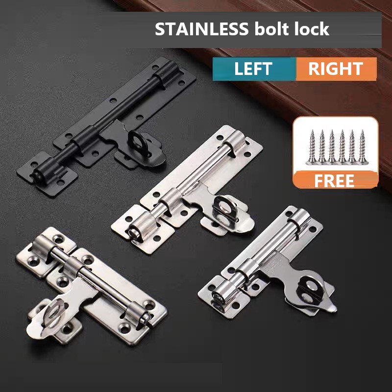 Cooper.ph stainless door latch barrel bolt lock sliding barrel bolt w