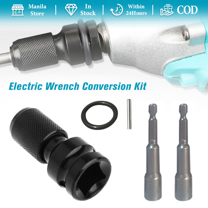 1/2" to 1/4" Hex Shank Adaptor for Impact and Ratchet Wrench Quick