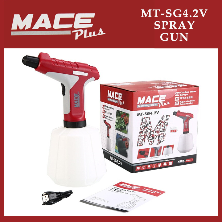 Mace MTSG4.2V Cordless Water Sprayer/Disinfectant Sprayer Lazada PH