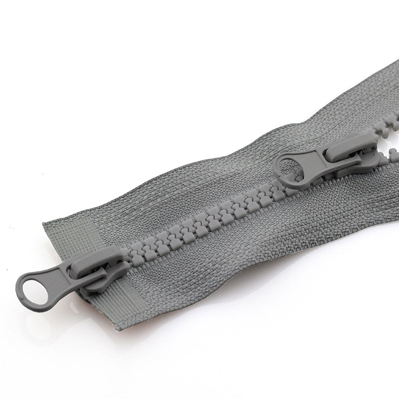 Jhj0  1PC Garment Accessories Jacket Long Zip Chunky Open Ended Resin Zipper Double Slider No. 5 DIY Sewing