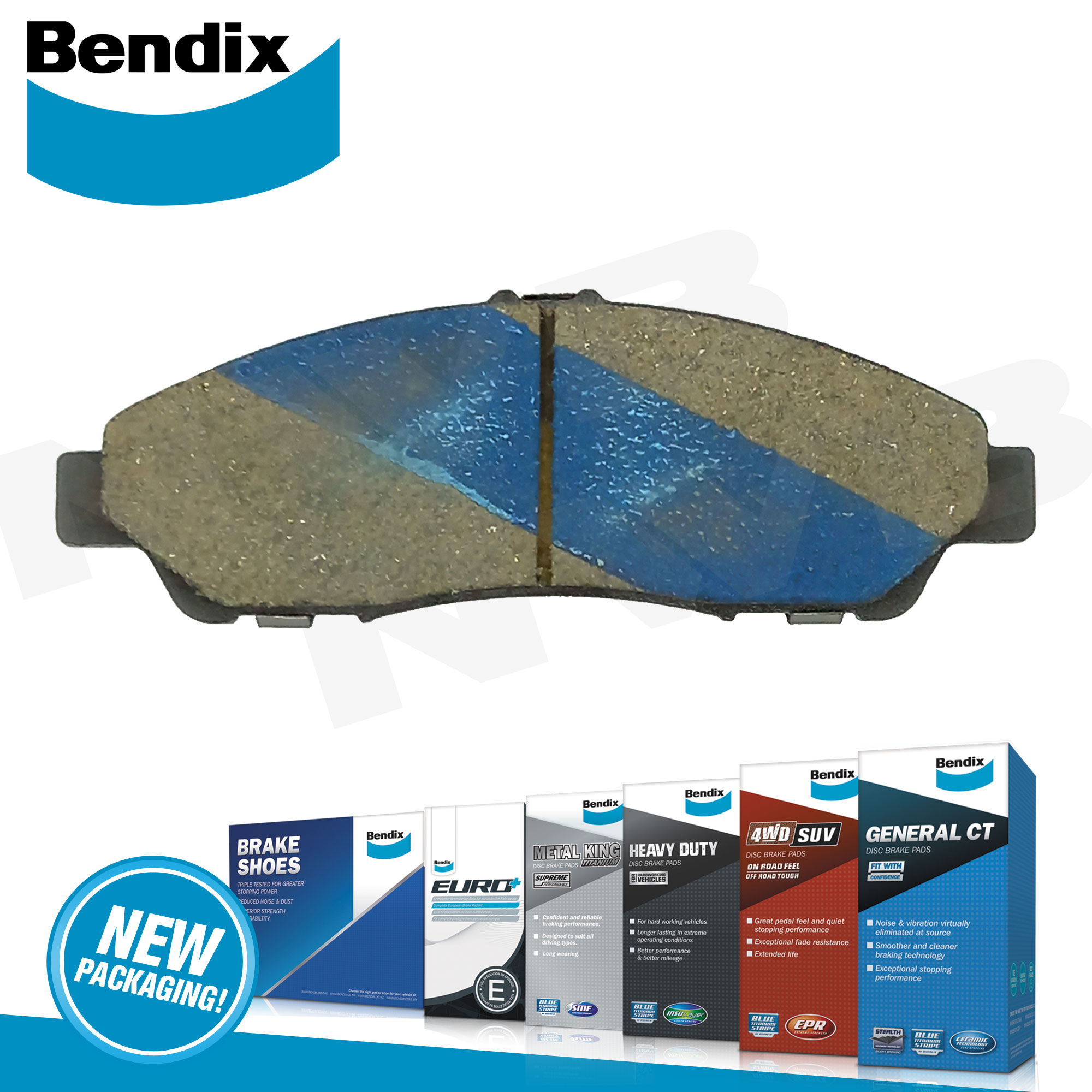 Bendix Brake Pads Front Set 4WD for Honda Pilot and Odyssey 20102017