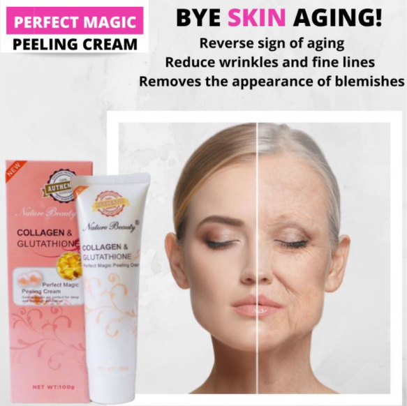 NATURE BEAUTY Collagen & Glutathione perfect magic peeling cream | Lazada PH NATURE BEAUTY Collagen & Glutathione perfect magic peeling cream | Lazada PH