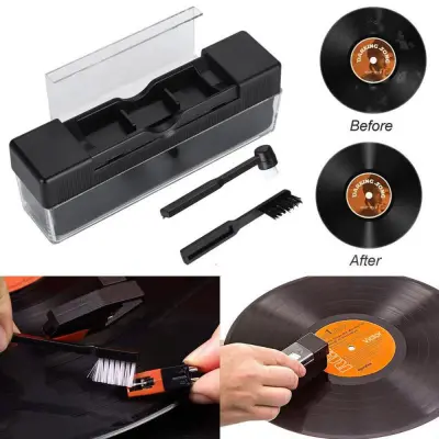 SRAITH Cleaning Kits Record Cleaning Anti Static Phonograph Cleaning Brush Vinyl Record Dust Remover Kits Turntables
