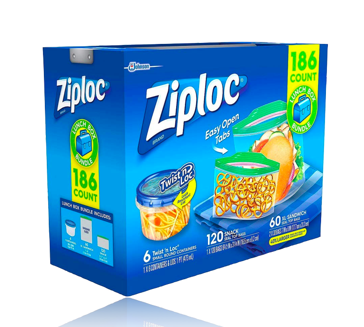 Ziploc 186Count Lunch Box Bundle Lazada PH