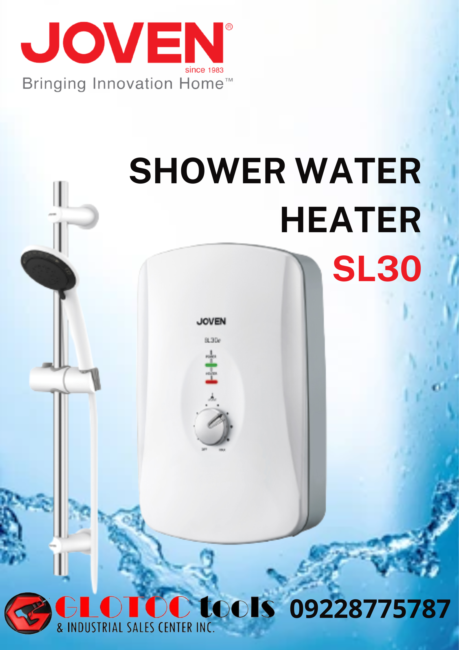 JOVEN SHOWER WATER HEATER SL30 Lazada PH