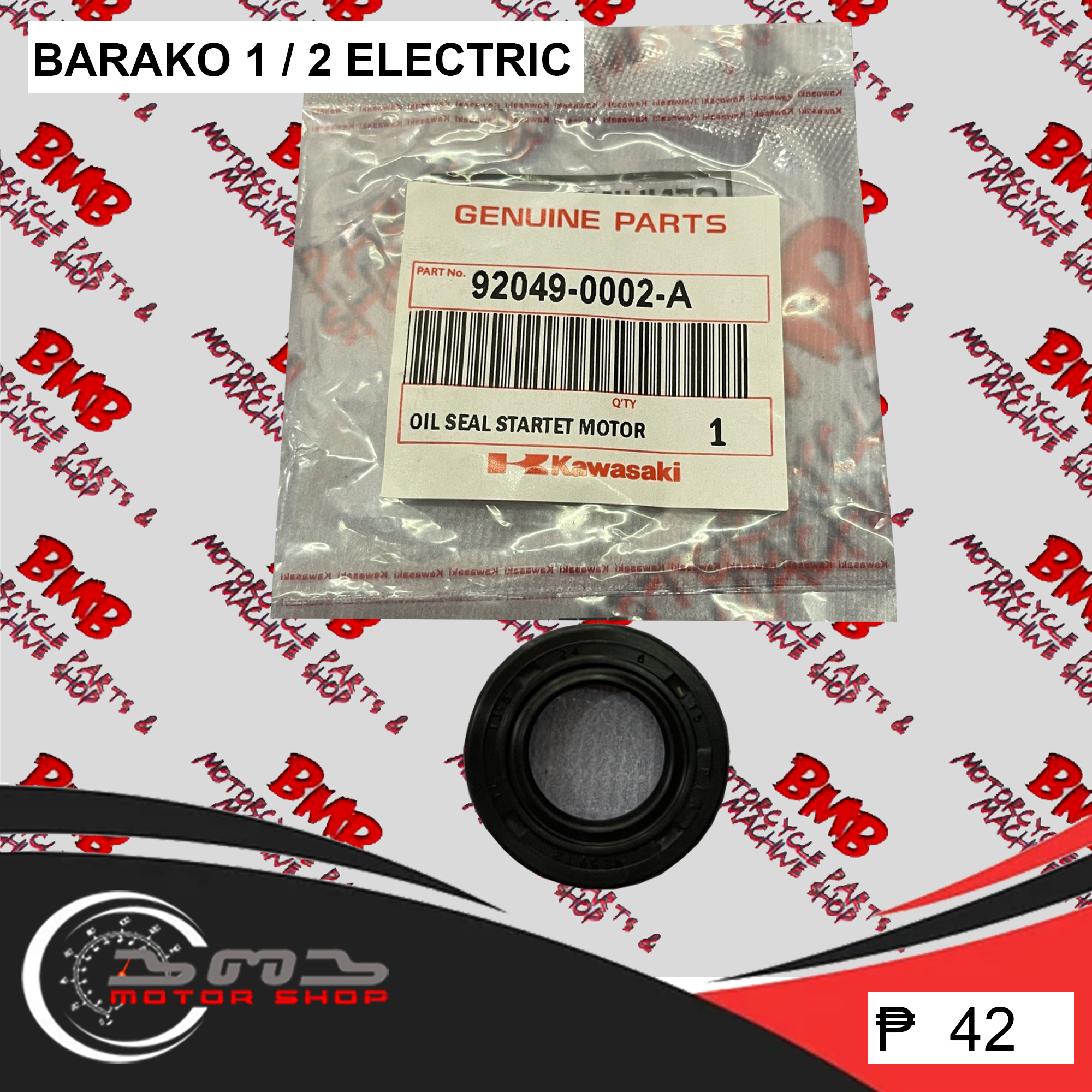 Starter Motor Oil Seal Barako 1 and 2 Electric 920490002A Lazada PH