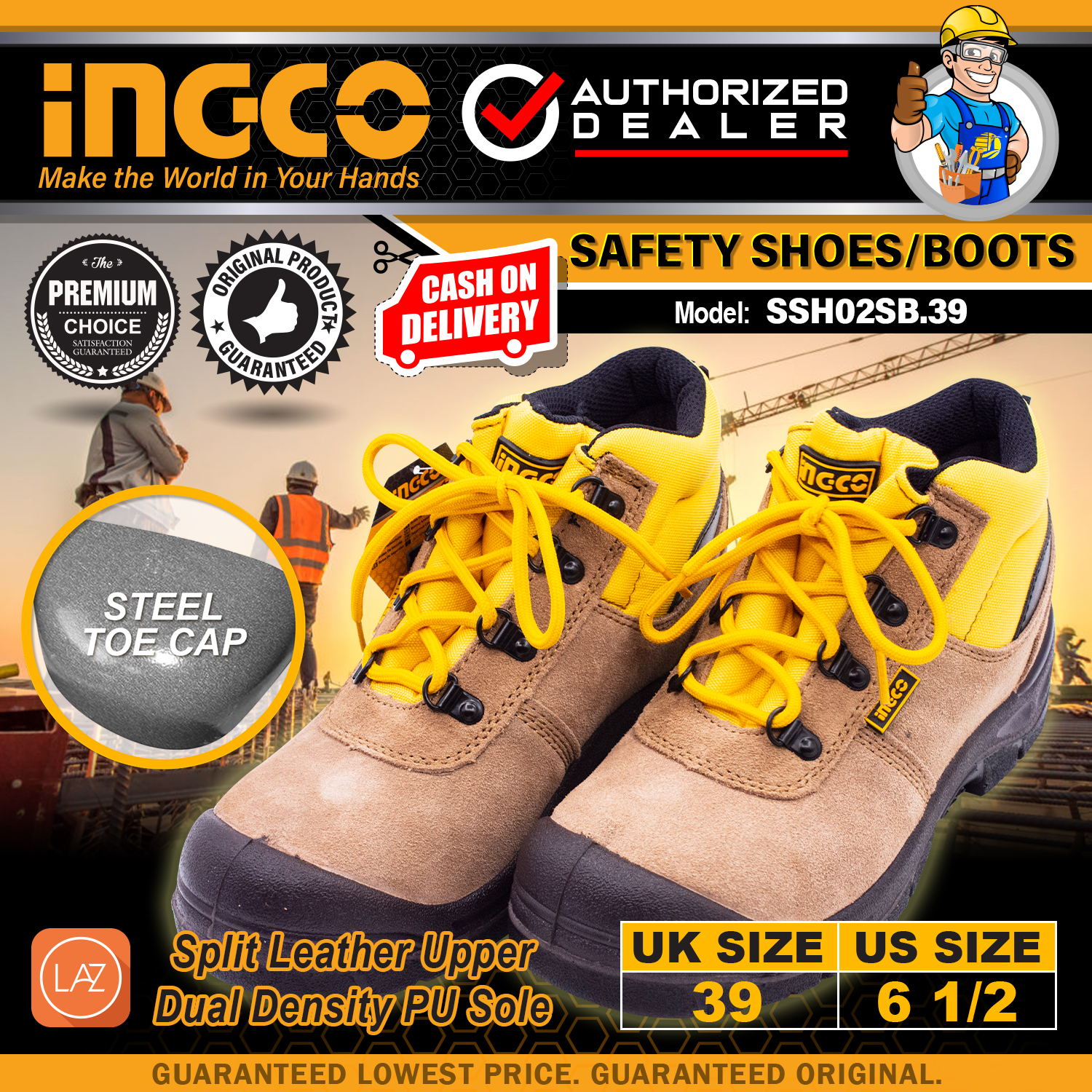 INGCO Safety Boots/Safety Shoes: Buy 