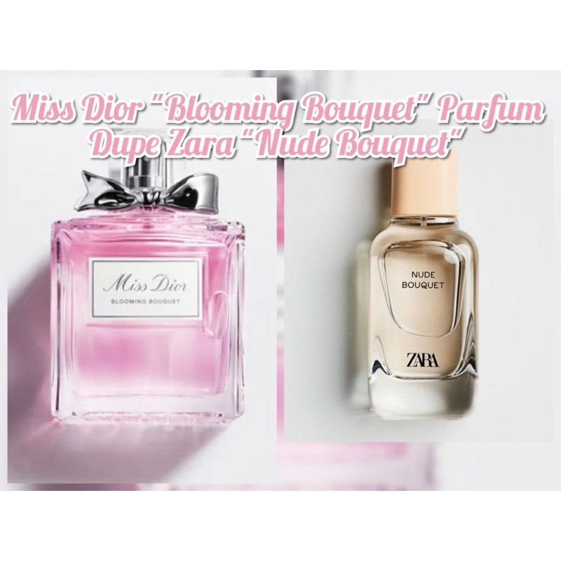 Miss Dior dupe Zara Nude Bouquet disponible   Instagram