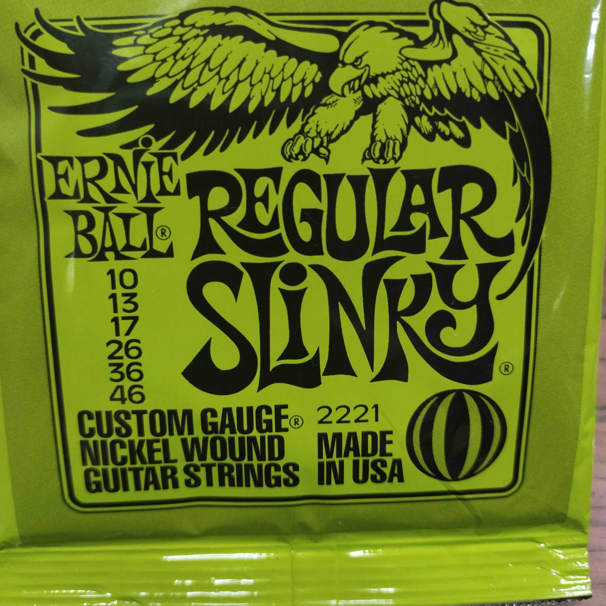 Ernie Ball 2221 Regular Slinky Nickel Wound Electric Guitar Strings -  .010-.046 (12-pack)