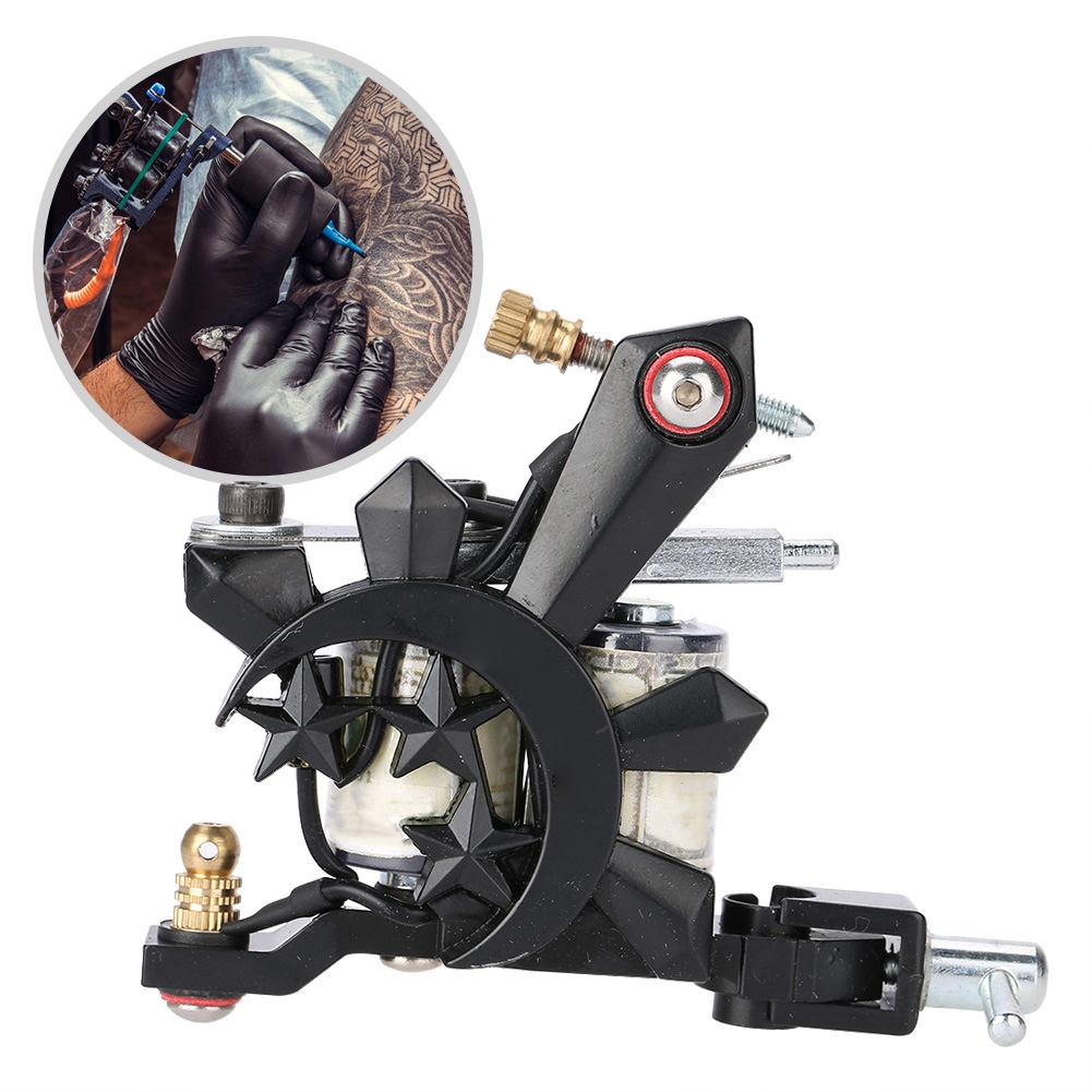 Tattoo Machine, Tattoo Shader Machine, Fast Heat Dissipation Tattoo Beginner Tattoo Lovers Tattoo Salon for Tattoo Artist