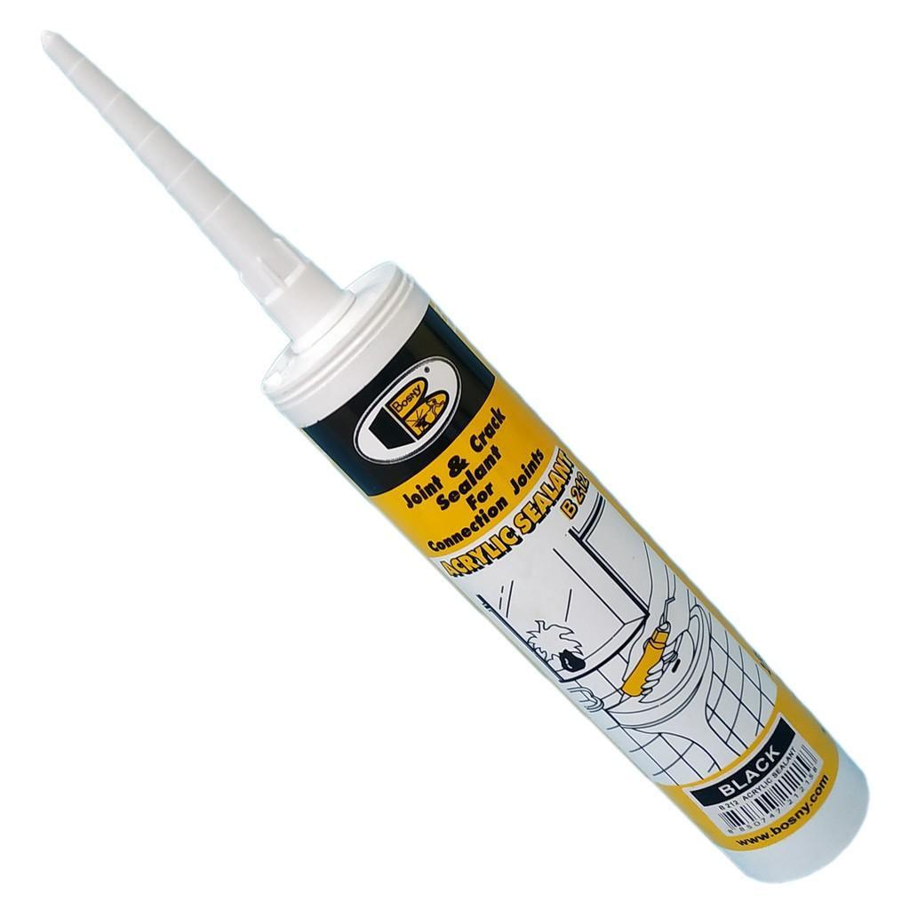 Bosny Acrylic Sealant B212 (White or Black) Lazada PH