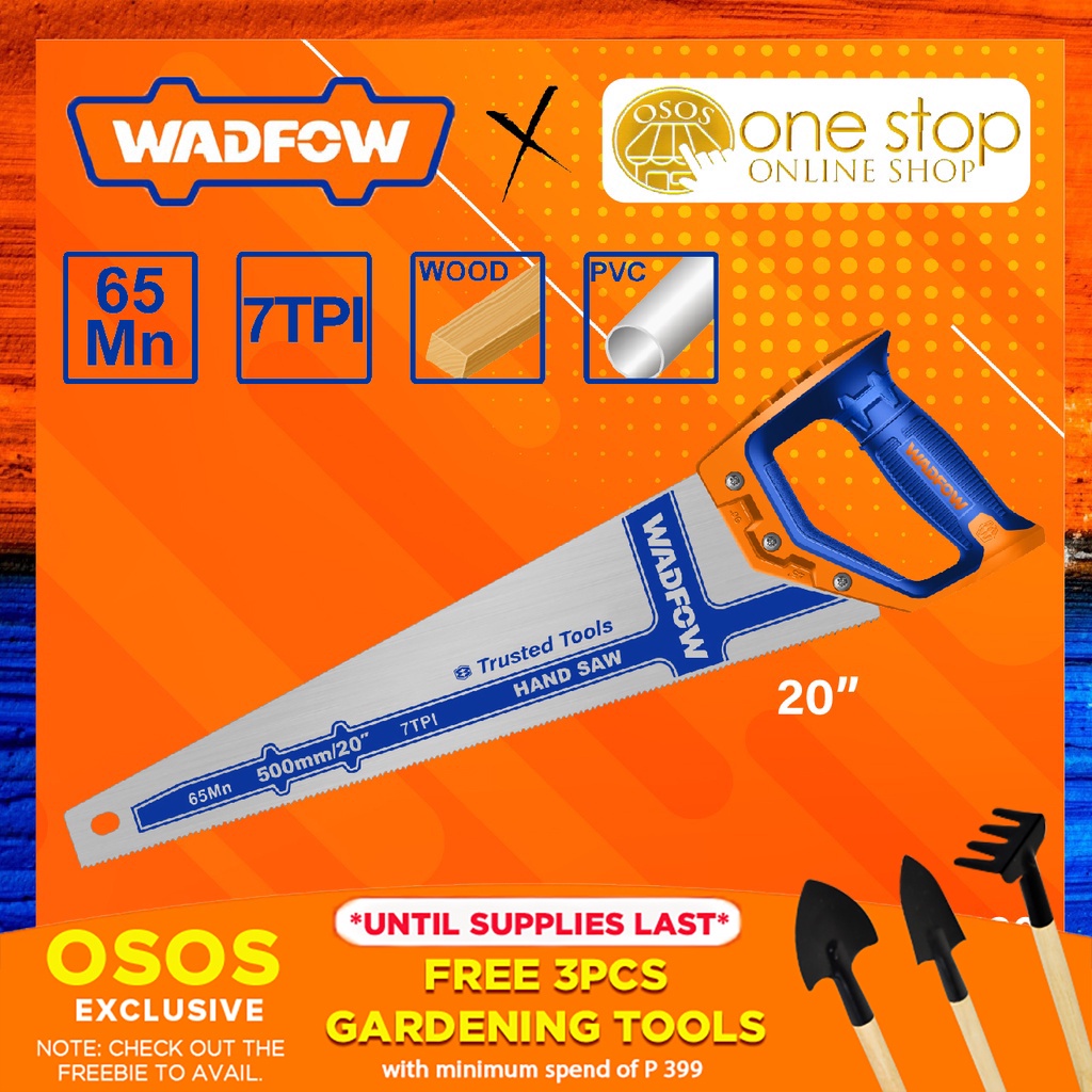 WADFOW Tools Original WHW1120 20inches 500mm Fast Cut Hand Saw For