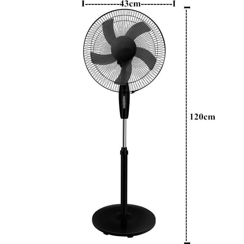 Stand Fan Standard Electric Fan Indoor Silent Floor 16 Inches Fan
