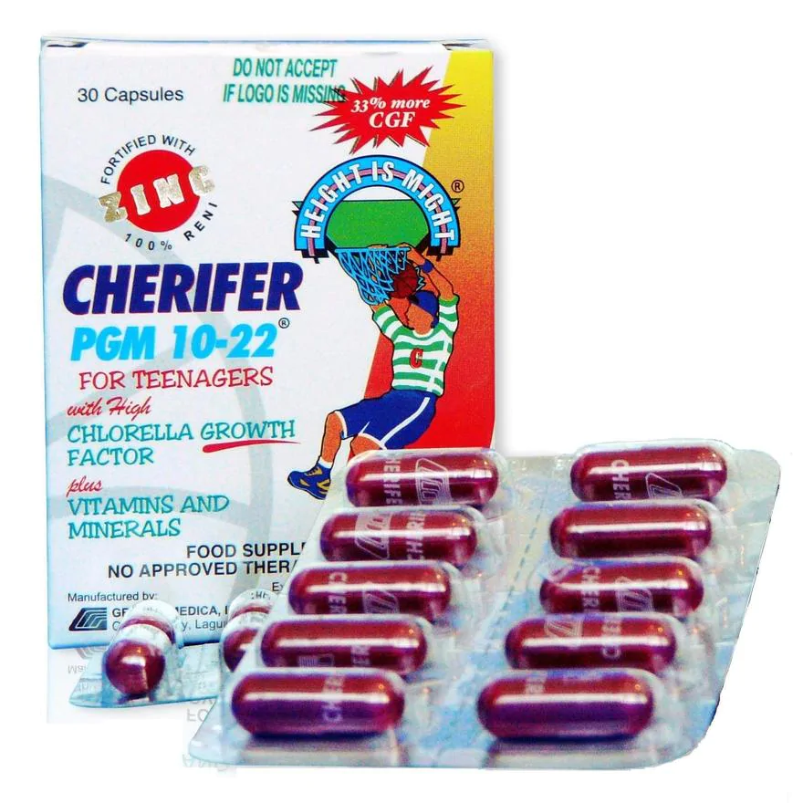 10 CAPSULES Cherifer PGM Capsule Multivitamins for kids Immune and