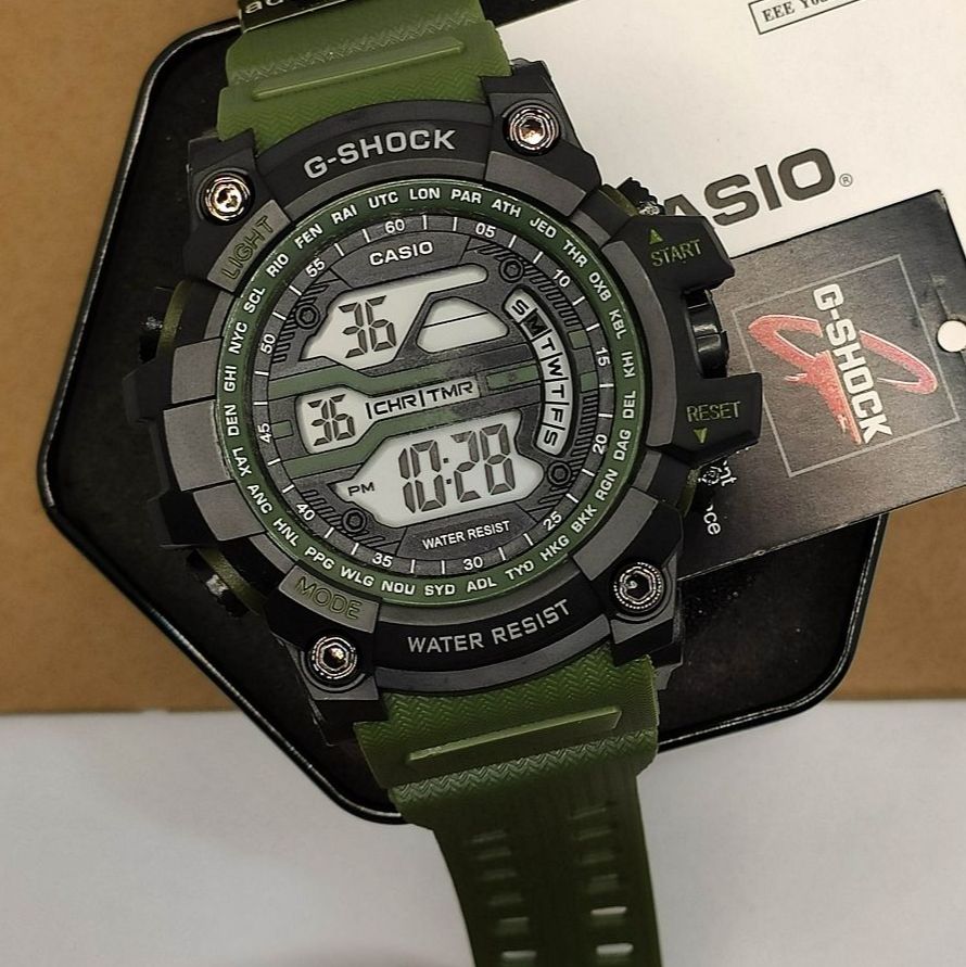 Army Green Sports Watch ORIGINAL OEM Digital G Shock Water Resistant
