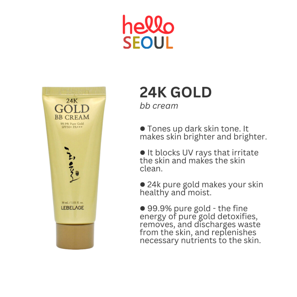 24k gold bb cream lebelage