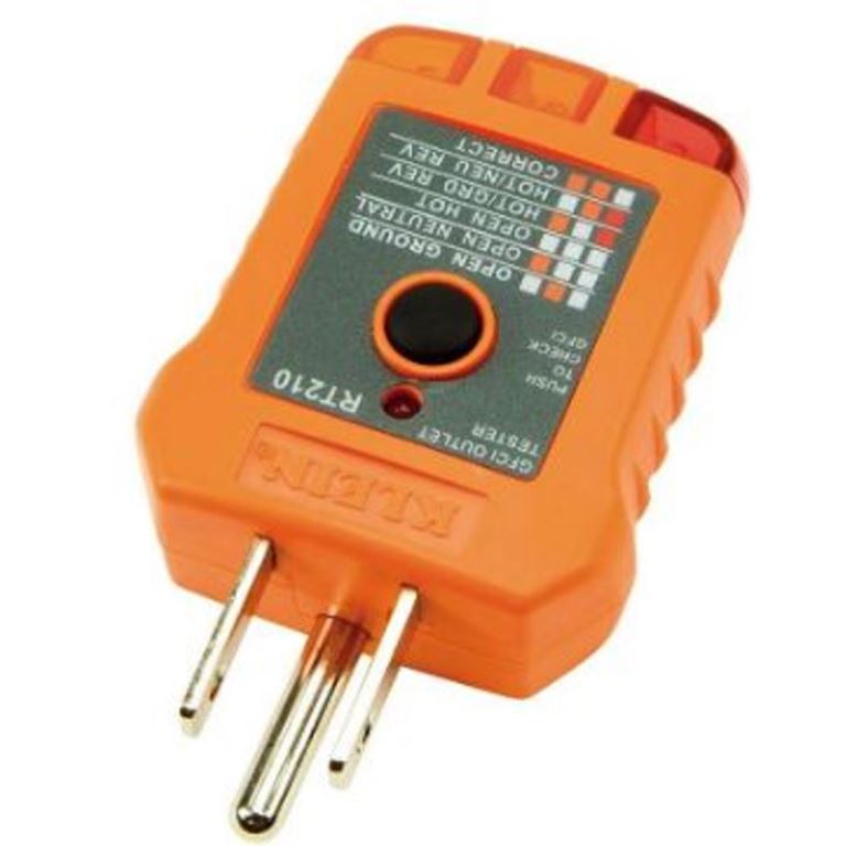 Klein Tools RT210 AC Electrical Outlet Wire Detection Detector GFCI