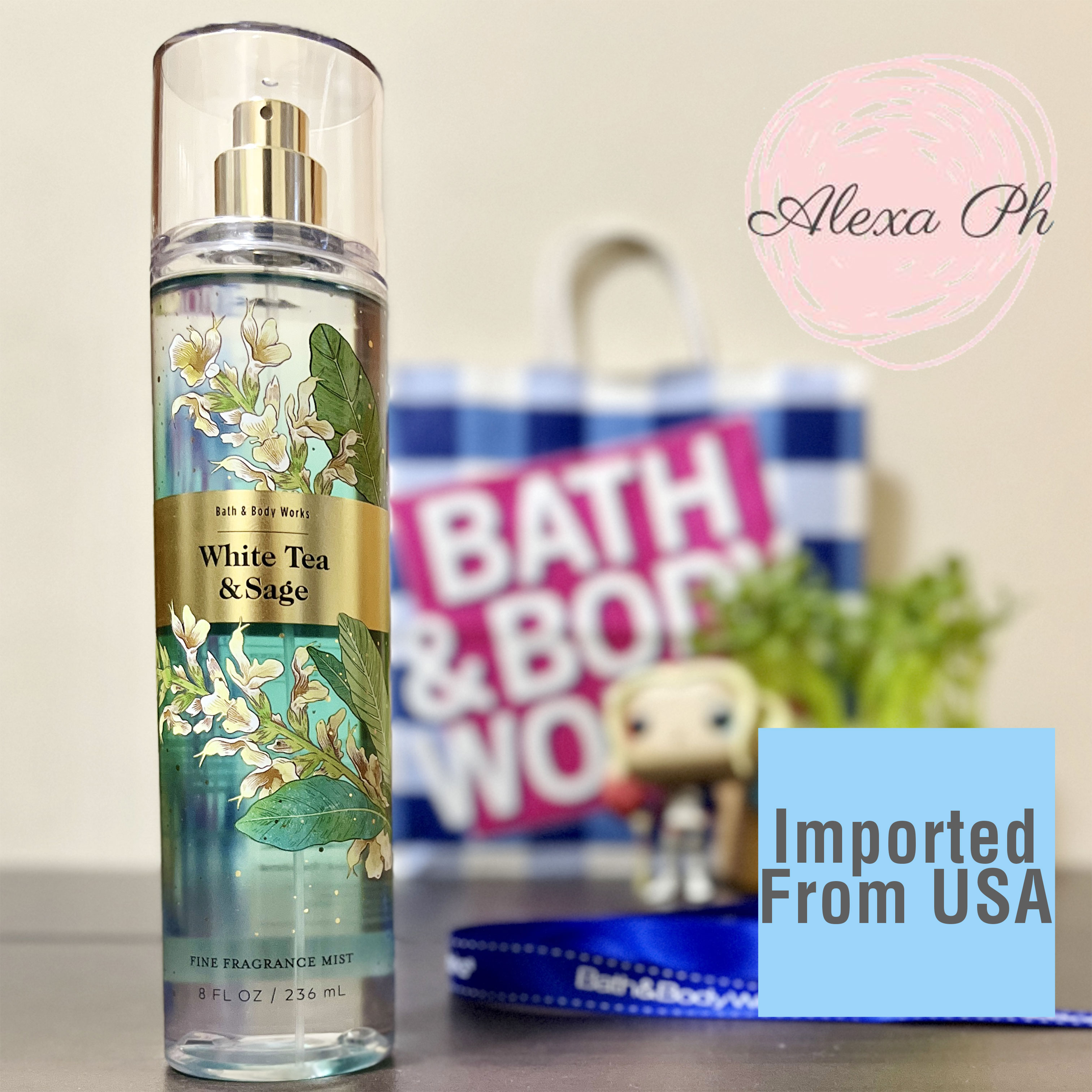 Bath and Body Works, WHITE TEA & SAGE, Fine Fragrance Mist (236 ml) | Lazada PH