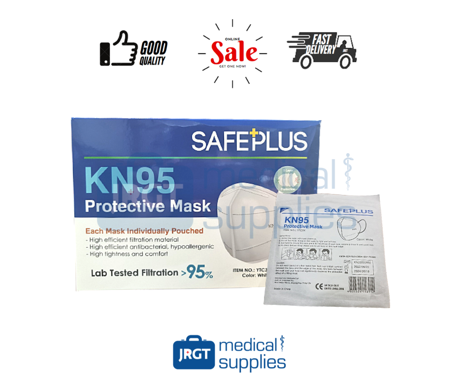 Safe Plus KN95 Protective Face Mask (1 Piece) Lazada PH