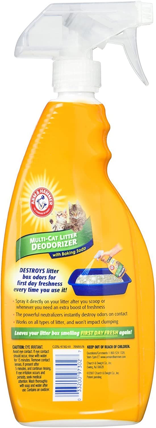 Arm Hammer Multi Cat Litter Deodorizer with Baking Soda Spray 21.5oz Lazada PH