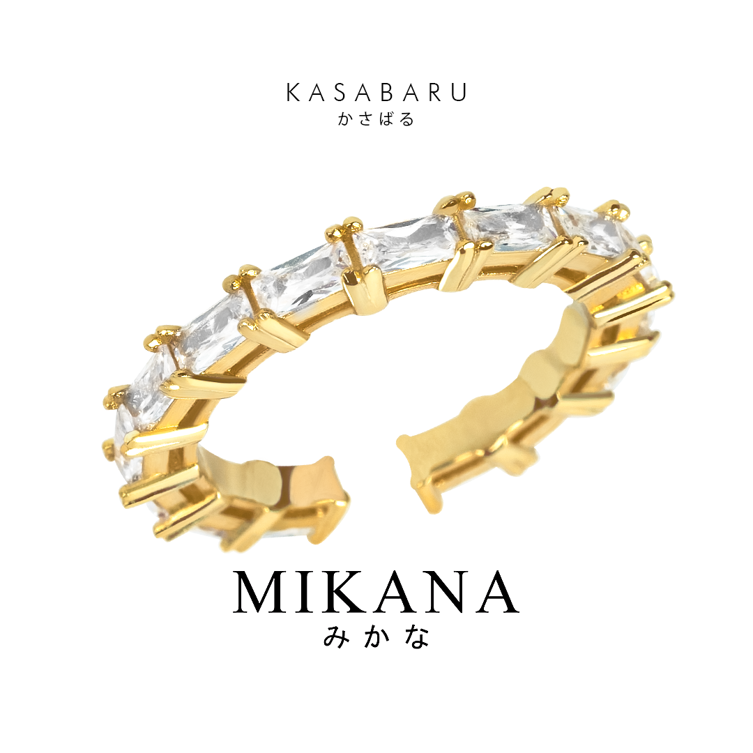 Mikana Chunky 14k Gold Plated Kasabaru Ring Accessories Jewelry For Women Fashion Promise Ring