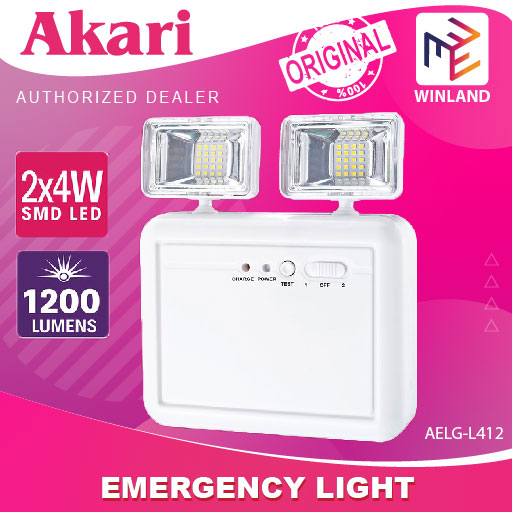 AKARI by Winland LED Heavy Duty Handy Emergency Light 2 Watts x 4 Watts