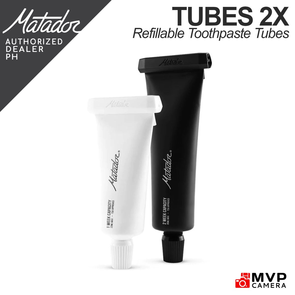 [AUTHORIZED PH] MATADOR Refillable Toothpaste Tubes MVP CAMERA | Lazada PH