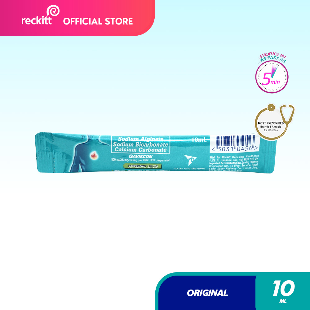 Gaviscon Original 10ml Sachet Lazada PH