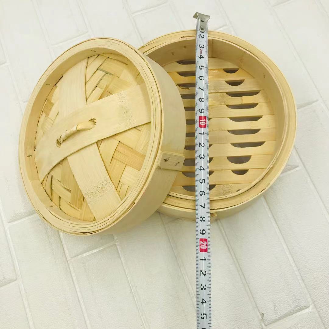 Handmade Bamboo Steamer Baskets For Dim Sum Dumpling & Bao Bun Chinese