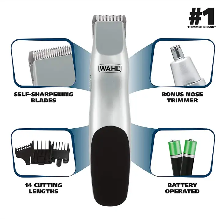 wahl groomsman battery grooming kit