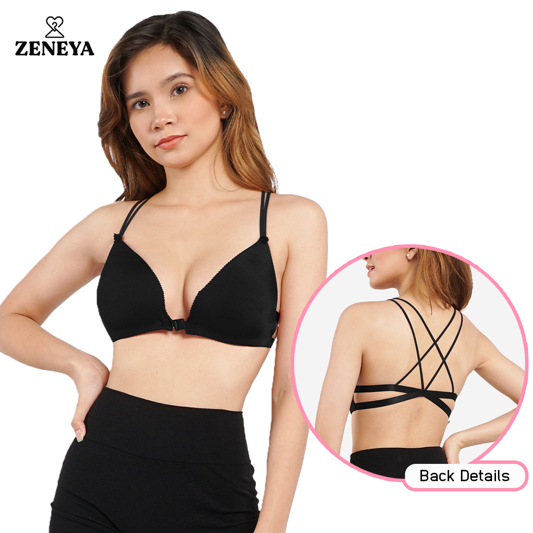 Zeneya Tube Bra Strapless Bralette Collection For Women backless bandeau  bra brassiere lingerie Korean style breathable padded non wire bra korean  fashion trendy tik tok outfits innerwear inner wear tube tops free