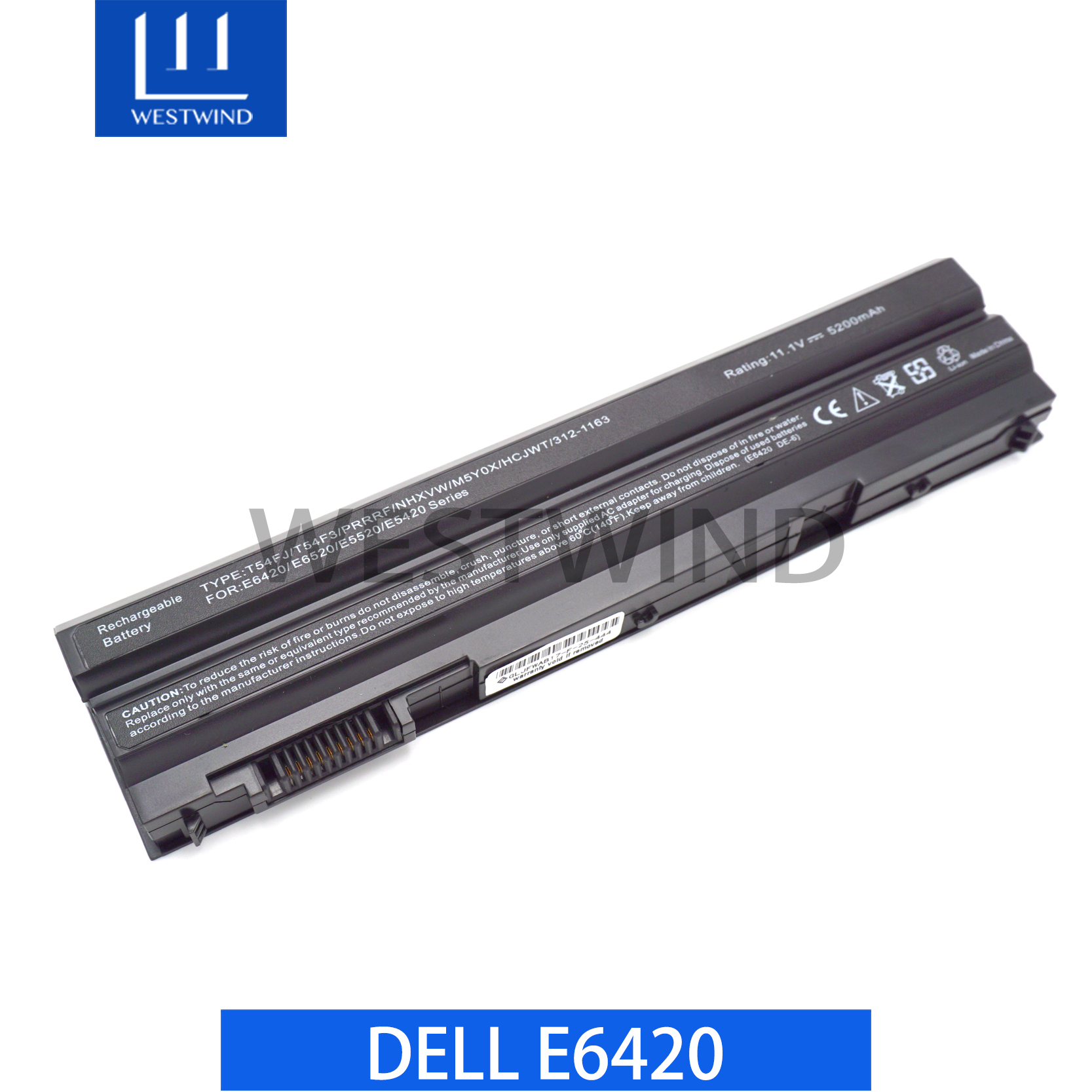 Dell Latitude Laptop Battery for KJ321 M5Y0X T54FJ 15R (5520 7520) 14R