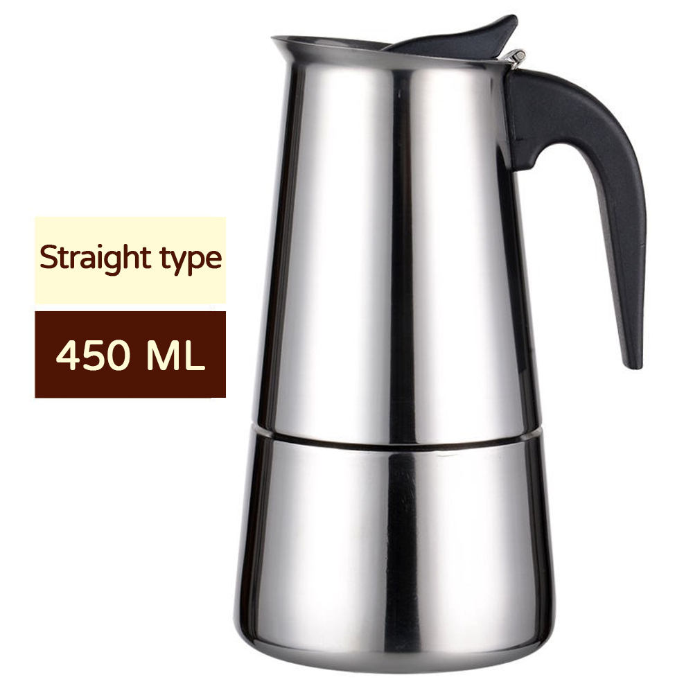 Italian Moka Pot Coffee Maker Stainless Steel Moka Coffee Pot Tea Pot