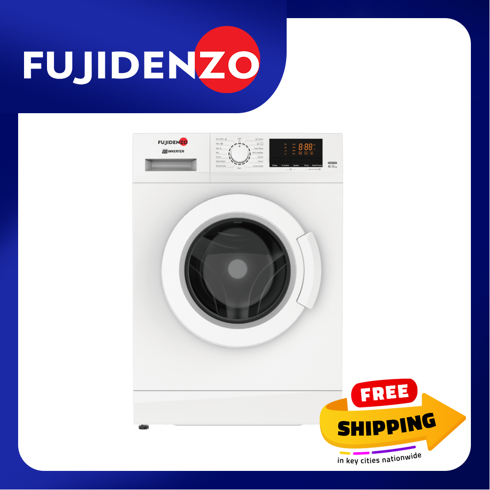 Fujidenzo 8 kg HD Inverter Front Load Washer IWF801WG Lazada PH