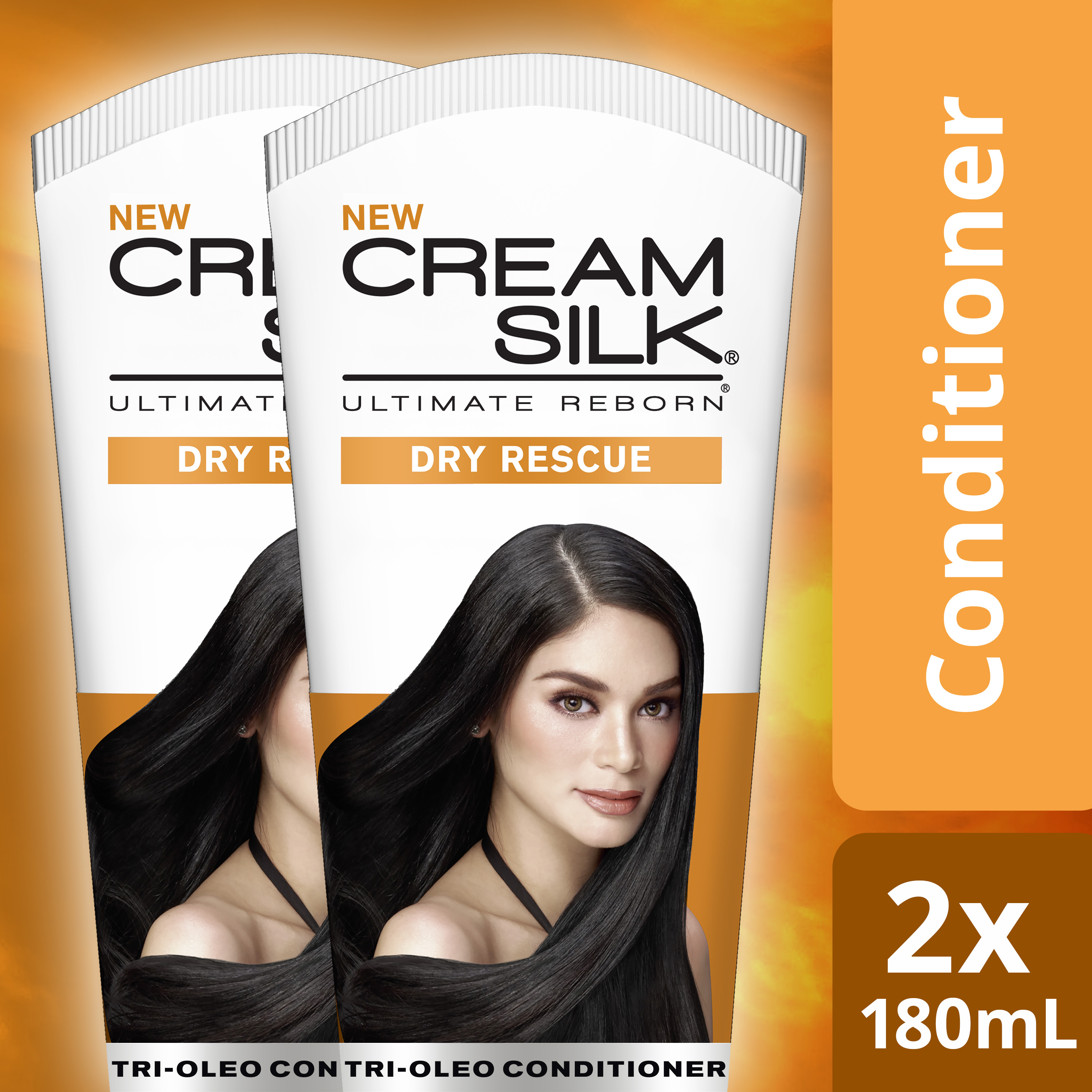 Cream Silk Ultimate Reborn Tri-Oleo Hair Conditioner Dry Rescue for Weak  and Damaged Hair and Damage Care with Moisture Lock Complex 180ml 2x Promo  Bundle | Lazada PH