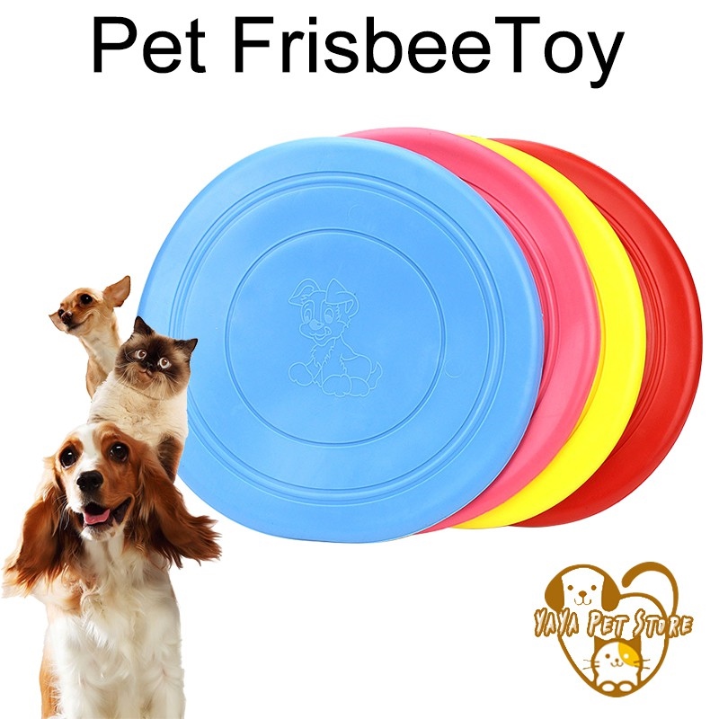 Blue ,7Inch Frisbees for Dogs,Durable Cotton Rope Training Tossing Toys for Most Dogs Puppy