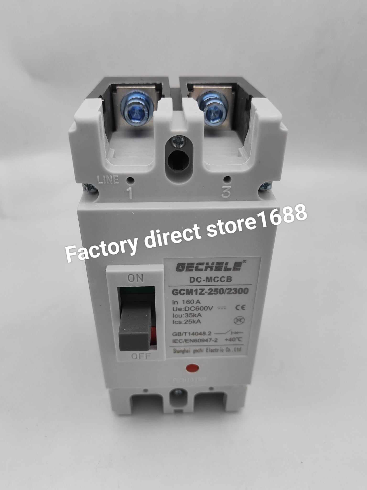 2P DC Circuit Breaker Switch MCCB Solar Master Switch Battery
