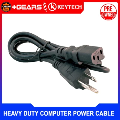 AC CPU Power Cord | For Printer , Monitor, PC , rice cooker etc. | Generic powercable only