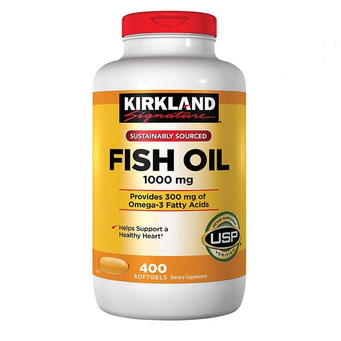 Kirkland Fish Oil 1000mg 400 softgels Lazada PH