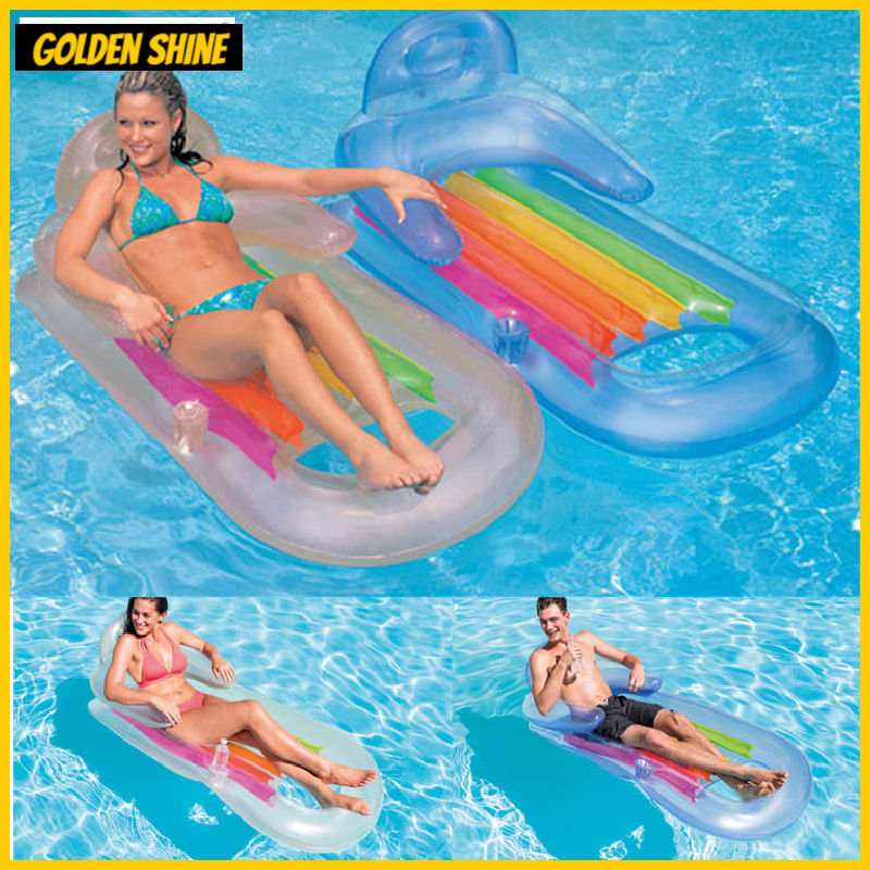 blow up floating lounge