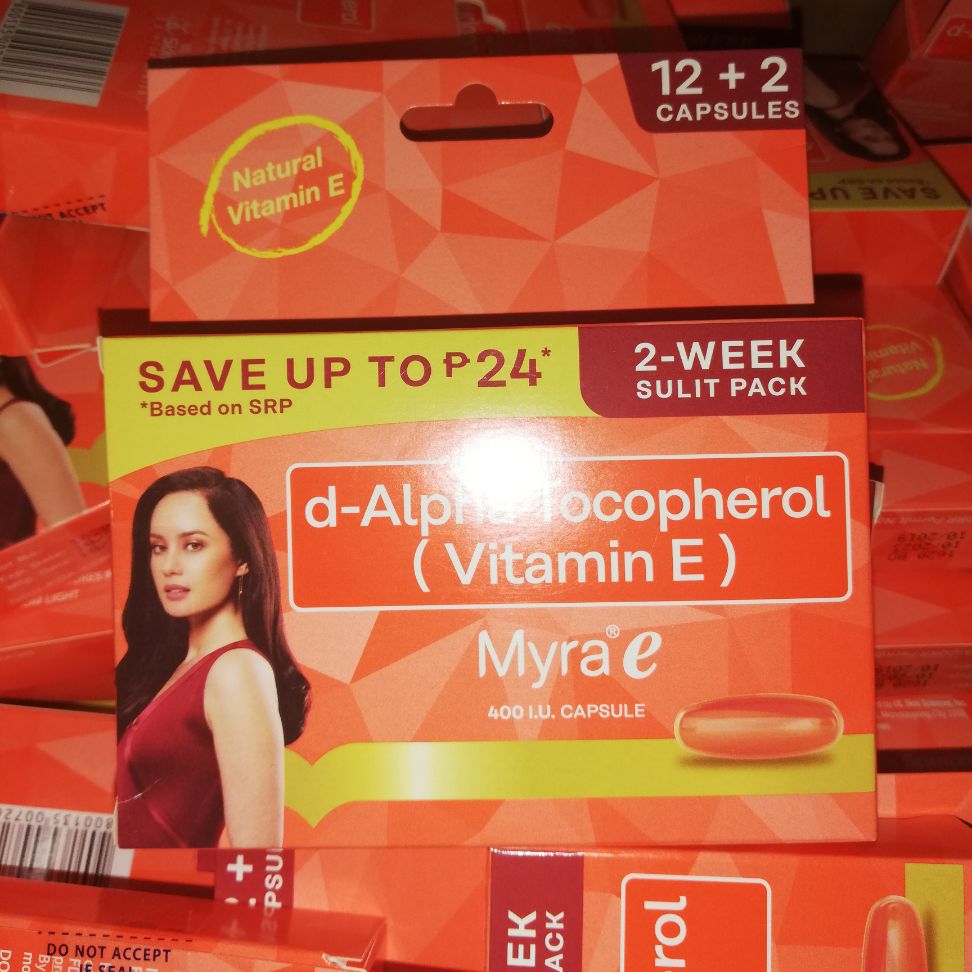 myra e 400 iu cap 12+2 promo pack Lazada PH