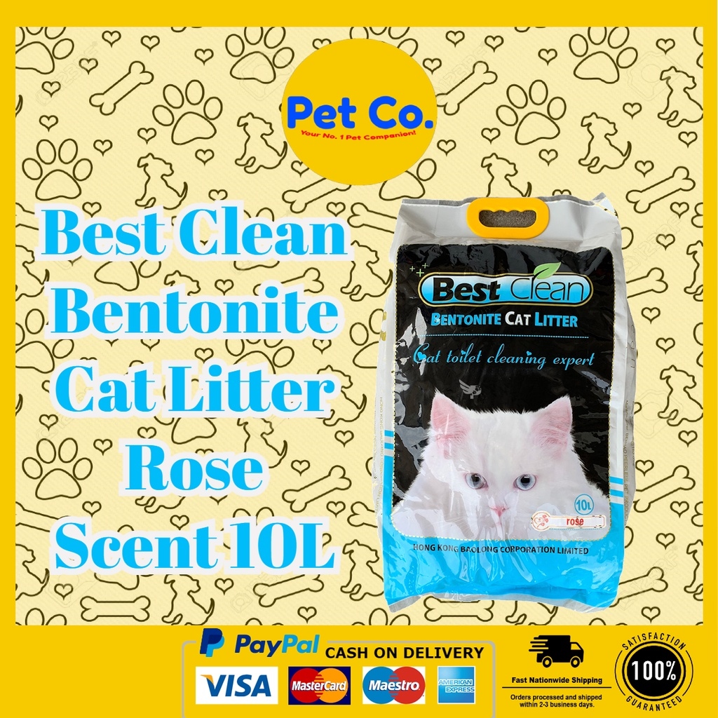 clean Best Clean Bentonite Clumping Cat Litter Sand 10L Lazada PH