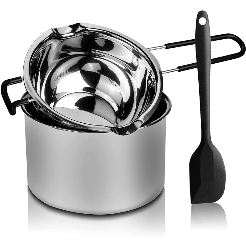 2 Pack Double Boiler Melting Pot With Silicone Spatula For Butter For Chocolate  Candy Butter Cheese