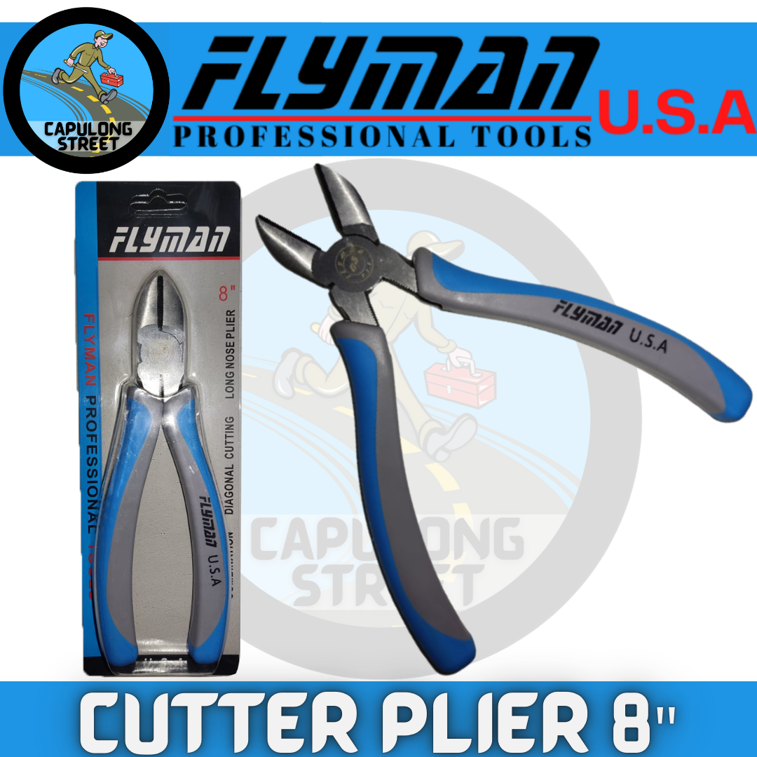 Manong Shop Flyman 8" Diagonal Cutter Plier Cutter Plier Solo Cutter