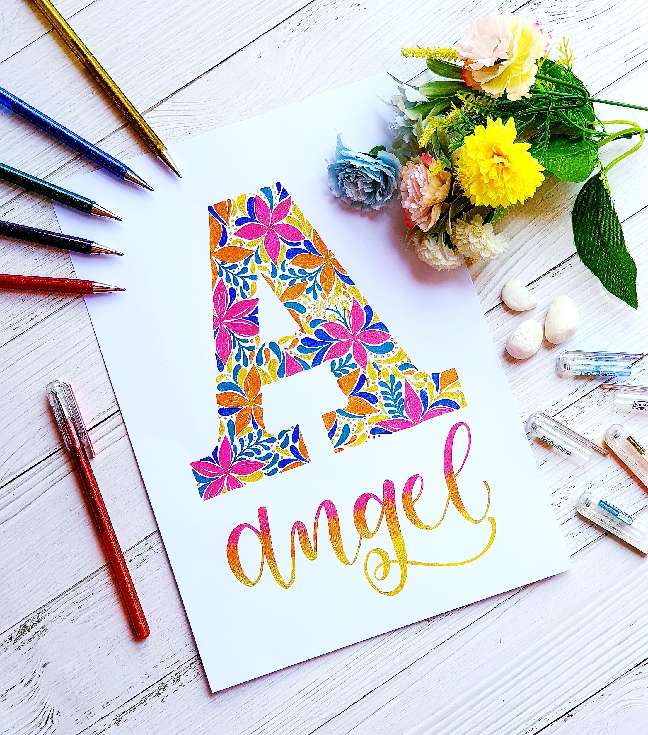 baby name on wall in nursery