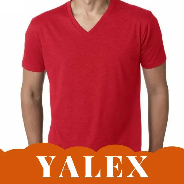 v neck plain shirts