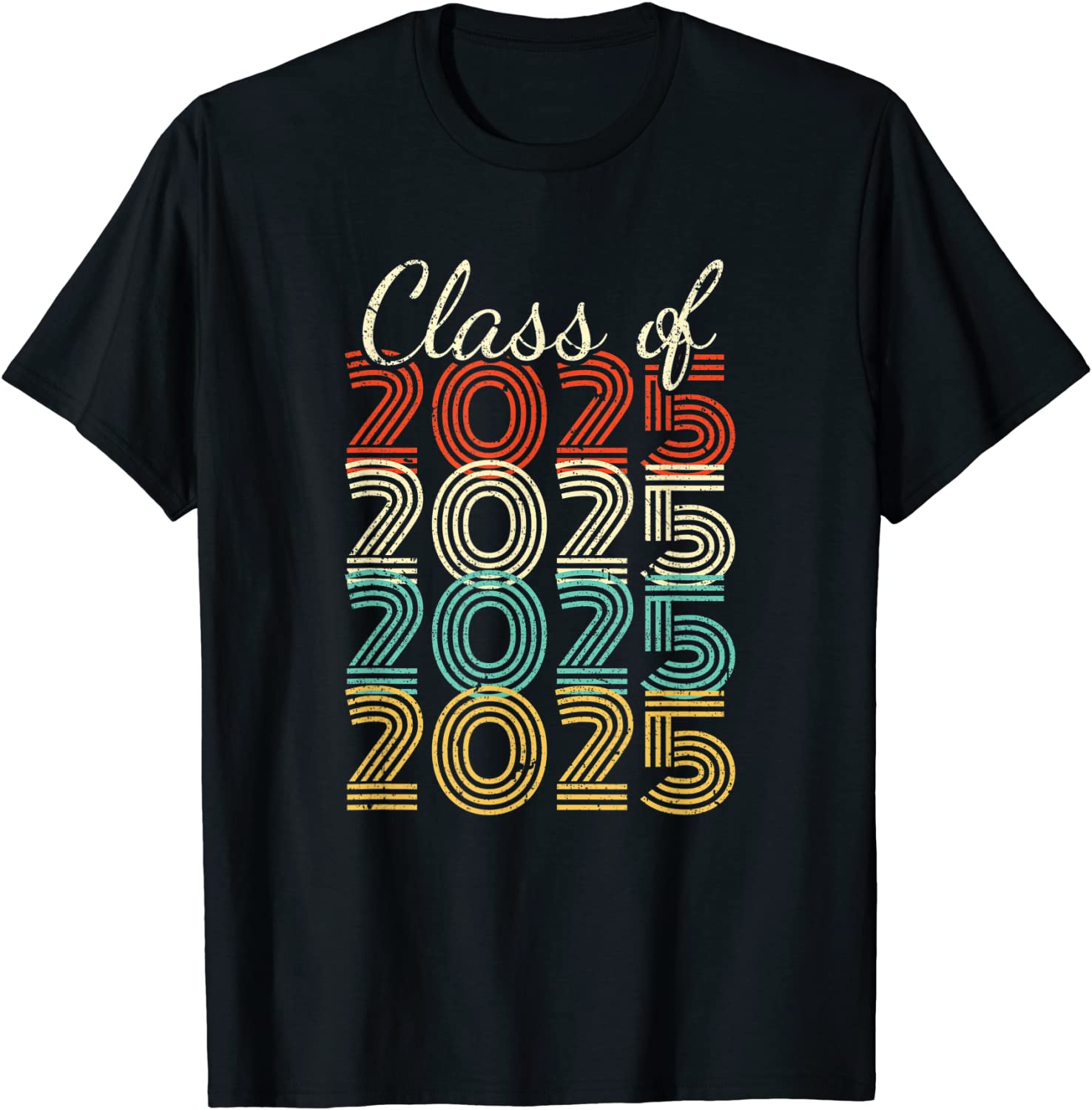 Class of 2025 Senior 2025 Graduation Men's Women's Custom T-Shirts ...